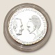 DKK 200 Silver 
coin, Queen 
Margrethe and 
Prince Henrik's 
silver wedding, 
1992, In 
original ...