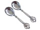 Danish silver 
and stainless 
steel, 
Ornamental 
large serving 
spoon.
Marked with 
three towers 
...