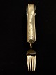A Michelsen 
Christmas fork 
1947 gilded 
sterling silver 
design Ibi 
Trier Mørch 
item no. 588524