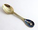 Michelsen. 
Christmas 
spoon. 1999. 
Sterling (925). 
Design Peter 
Brandes