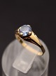 14 carat gold 
ring size 51 
with aquamarine 
from goldsmith 
Hans Jensen 
Copenhagen item 
no. 588843