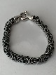 King Bracelet in sterling silver, 21.7 centimeters long, with carabiner clasp.