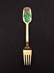 A Michelsen 
Christmas fork 
1946 gilded 
sterling silver 
design Anton 
Michelsen item 
no. 589917