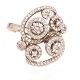 18kt white goldring with diamonds circa 1,4ct. Ringsize: 57