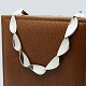 Hans Hansen; Necklace of sterling silver, no. 318