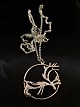 Sterling silver 
pendant D. 4 
cm. and chain 
itself 56 cm. 
Item No. 590599