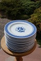 Trankebar Danish faience porcelain, dinner plates No 946, Ö 22.5cm 