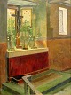 Danish artist 
(19th century) 
Denmark: The 
priest's study. 
Oil on canvas. 
Sign: Monogram 
VB 1941. ...