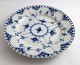 Royal Copenhagen. Blue Fluted Full Lace. Lunch plate. Model 1086. Diameter 19 
cm. (1 quality).