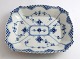 Royal Copenhagen. Blue Fluted Half Lace. Small bread tray. Model 701. Length 21 
cm. Width 17 cm. (1 quality).