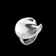 SIK - Denmark. 
Modern Sterling 
Silver Ring - 
56mm.
