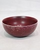 Ceramic bowl, model 20.717, with oxblood colored glaze, designed by Axel Salto for Royal ...