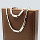 Georg Jensen; Jewelry set of sterling silver