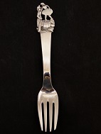 H C Andersen silver children's fork