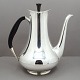 Cohr; A coffee 
pot made in 
hallmarked 
silver, handle 
and lid knob in 
bakelite. H. 21 
cm. Stamped ...