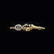 Just Andersen - 
Denmark. 14k 
Gold Brooch 
with Sapphire.
Designed and 
crafted by Ib 
Just ...