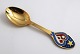 Michelsen. 
Christmas 
spoon. 2003. 
Sterling (925). 
Design Esben 
Hanefelt 
Kristensen