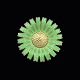 A. Michelsen. 
Gilded Sterling 
Silver Daisy 
Brooch with 
Green Enamel - 
43mm.
Crafted by A. 
...