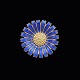 A. Michelsen. 
Gilded Sterling 
Silver Daisy 
Brooch with 
Blue Enamel - 
33mm.
Crafted by A. 
...