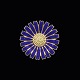 A. Michelsen. 
Gilded Sterling 
Silver Daisy 
Brooch with 
Royal Blue 
Enamel - 33mm.
Crafted by A. 
...
