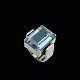 Boy Johansen. 
18k White Gold 
Ring with 
Aquamarine.
Designed and 
crafted by 
Svend Erik Boy 
...