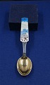 Michelsen Christmas spoon 1963 of Danish partial gilt sterling silver.