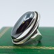 Regitze Overgaard for Georg Jensen; Big silver ring wit ...