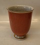 212-2731 RC 
Vase 15.5 x 12 
cm red, grey & 
gold Royal 
Copenhagen 
Crackleware  
Craquelé, ...