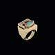 Frank Ahm. 
Danish 14k Gold 
Ring with Opal.
Designed and 
crafted by 
Frank Ahm 1970 
- 2000, ...