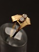 14 carat gold 
ring size 58 
with 2 zircons 
item no. 596335