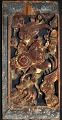 Chinese wood 
carving, 19th 
century. Partly 
gilded. Cuts in 
the form of 
flowers, trees 
and birds. ...