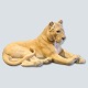 Royal Copenhagen; Figurine of porcelain, a lion #804