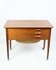 Sewing table 
with wheels in 
teak from the 
1960s. The 
table is 
equipped with 
practical 
drawers ...