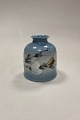 Royal 
Copenhagen 
Faience Vase 
Celeste No. 
967/3891. 
Designed by 
Ellen Malmer. 
Measures 11.5 
cm ...