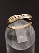 8 carat gold 
ring size 58 
with several 
clear stones 
from goldsmith 
Herman Siersbøl 
Copenhagen ...