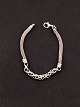 Sterling silver 
bracelet L. 19 
cm. Item No. 
597315