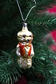 Old glass 
Christmas tree 
decoration in 
the form of a 
small teddy 
bear in gold 
from the 50s. 
L: 7cm.