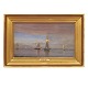 Christian 
Blache, 
1838-1920, oil 
on canvas
Seascape with 
Danish ships. 
Signed
Visible size: 
...