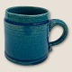 Kähler 
ceramics, Blue 
glazed mug, 8cm 
in idameter, 
8.5cm high 
*Nice 
condition*