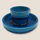 Kähler 
ceramics, 
Blue-glazed 
candlestick, 
12cm in 
diameter, 6cm 
high, No. 103- 
12 *With a very 
...