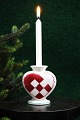 Old Aluminia 
faience 
Christmas heart 
in red for 
small candle. 
H: 7.5cm. Is 
complete and in 
...