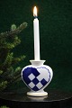 Old Aluminia 
faience 
Christmas heart 
in blue for 
small candle. 
H: 7.5 cm. Is 
in good 
condition.