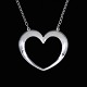 Bernhard Hertz. 
Large Sterling 
Silver Heart 
Pendant / 
Necklace.
Designed and 
crafted by ...