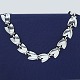 Georg Jensen; A necklace in sterling silver #66