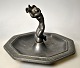 Andersen, Just 
(1884 - 1943) 
Denmark: 
Ashtray with 
female figure. 
No. 1995. 
Pewter. 
Stamped. ...