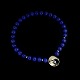 Lapis Lazuli 
Bead Necklace 
with Sterling 
Silver & 14k 
Gold Diamond 
Clasp.
1,2 cm. Lapis 
Beads ...