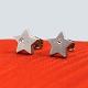Ole Lynggaard; Star ear rings in 18k white gold with ...
