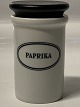 Eslau, Paprika 
spice jar. 
Height with lid 
10.5 cm.