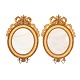 Pair of 
Gustavian gilt 
mirrors for two 
candles
Signed 
Stockholm 1799
H: 62cm. W: 
46cm