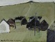 Jack Kampmann 
(1914-89)
Motif from a 
village in the 
Faroe Islands
Oil on canvas 
in broad ...